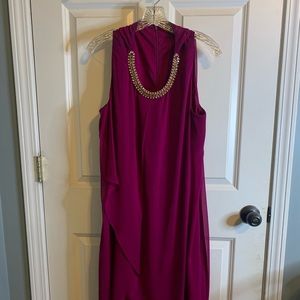 Pretty dark fuchsia cocktail dress, sz 18W